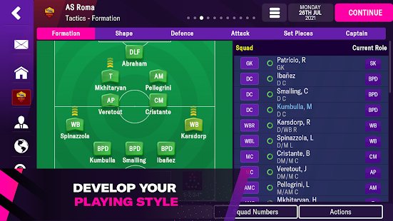 Скриншот Football Manager 2022 Mobile