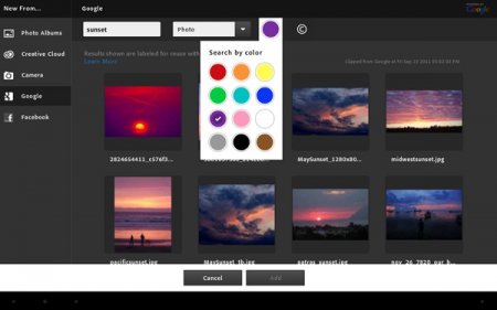 Adobe Photoshop Touch — версия для планшетов