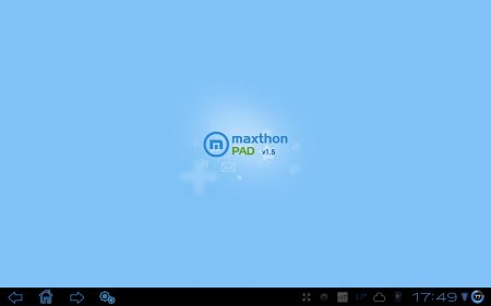 Maxthon Browser for 10" Tablet (обновлено до версии 1.6.1)