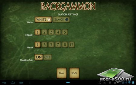 Backgammon (обновлено до версии 1.72)