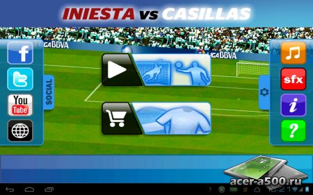 Iniesta VS. Casillas версия 1.2.7