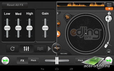edjing PRO DJ mixer turntables версия 1.0.1
